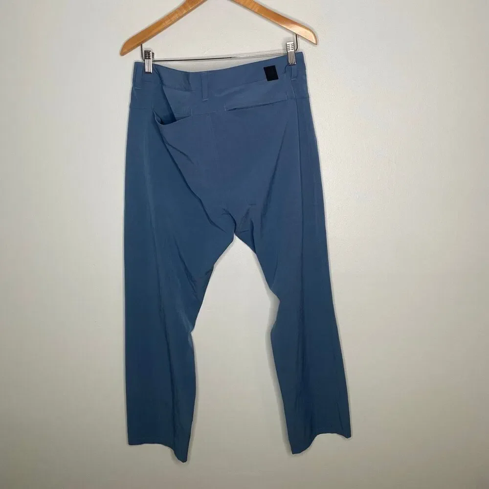 Vuori Men’s Aim Pants Size 34 (25” Short Inseam) - Blue - Picture 2 of 6